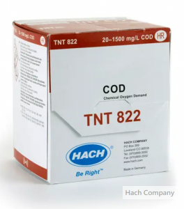 水中化學需氧量試劑 Chemical Oxygen Demand (COD) TNTplus Vial Test, HR (20-1,500 mg/L COD), 25 Tests